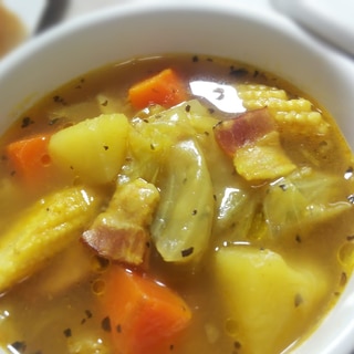 ベジカレースープ＊野菜たっぷり 電気圧力鍋レシピ